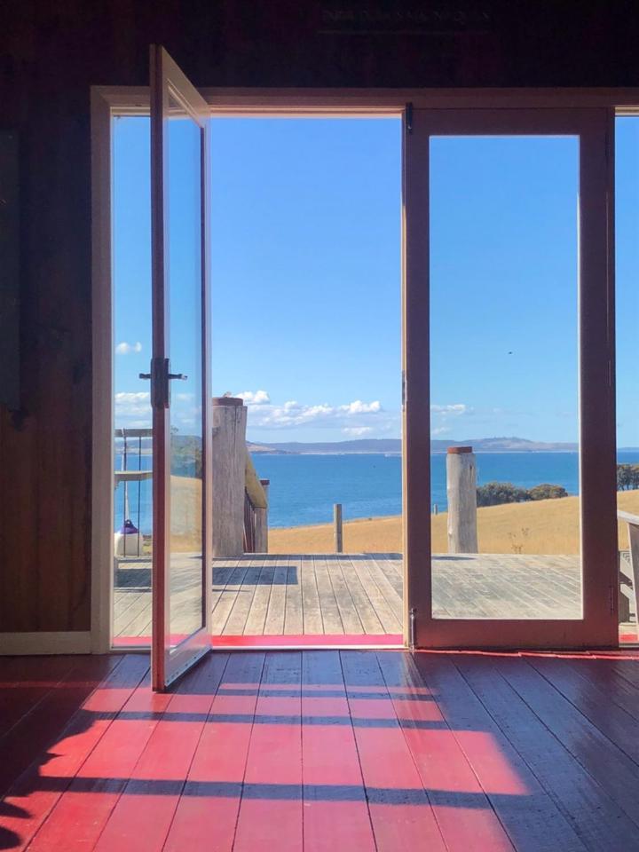 The Woolshed And Farmhouse Blue, Bruny Island Barnes Bay Ngoại thất bức ảnh